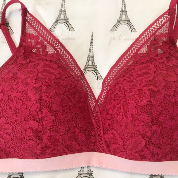 Sexy Knix V-neck Bralette Size XL Pomegranate - Picture 4 of 9